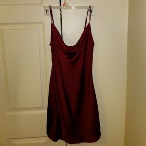 Plum/deep burgandy Slip dress